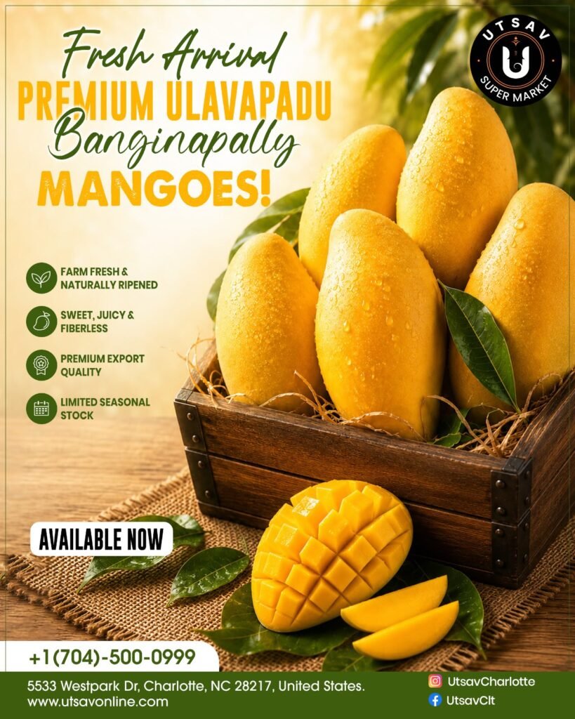 Premium Ulavapadu Banginapally Mango - Utsav